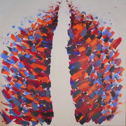 Ethereal energy of summer being - a Paint Artowrk by Lucio Carbeli F.B.